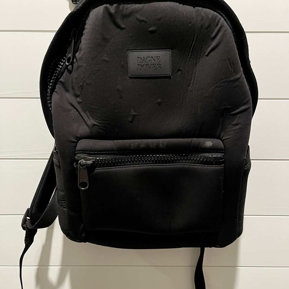 Dagne Dover Black Backpack Minimalist Design